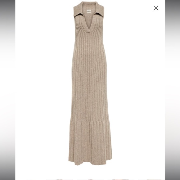 Giselle Tan Cashmere Dress M RARE - Picture 6 of 11